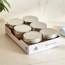 home centre Set of 6 Storage Jars with Lid-picture-16