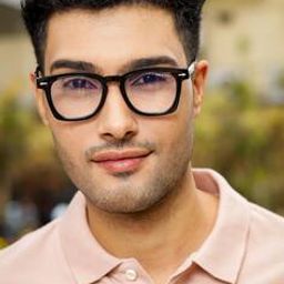 KNIGHT BLACK CLE1 Men UV Protectors Wayfarers Sunglasses-21