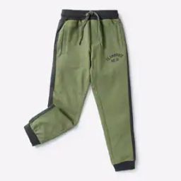 Boys Drawstring Joggers with Side Pockets-image-1