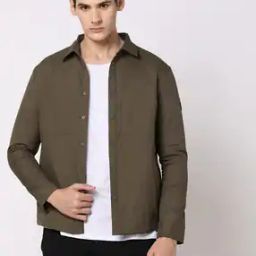 Slim Fit Button-Down Jacket-17
