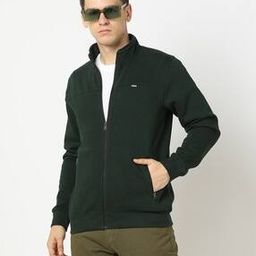 Men Zip-Front Regular Fit Sweatshirt-image-54