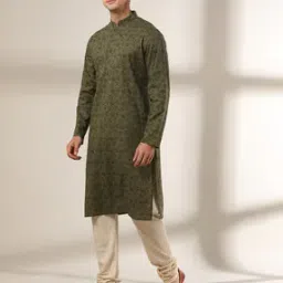 Printed Kurta with Insert Pockets-image-22