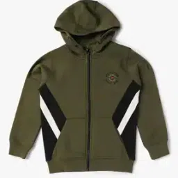 Zip-Front Hoodie with Kangaroo Pockets-picture-14