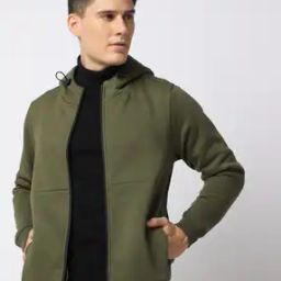 Zip-Front Hoodie with Insert Pockets-image-11
