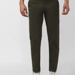 Men Slim Fit Flat-Front Chinos-image-29