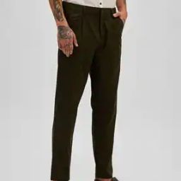 Men Slim Fit Pleated Pants-picture-45
