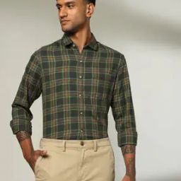 Men Checked Slim Fit Shirt-picture-41