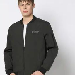 Men Regular Fit Bomber Jacket-picture-53
