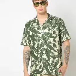 Men Tropical Print Regular Fit Shirt-image-69