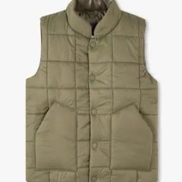 Boys Quilted Regular Fit Gilet-image-23