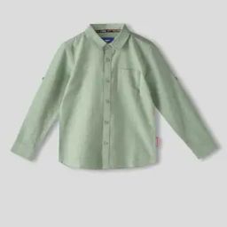 Boys Regular Fit Shirt with Patch Pocket-image-56