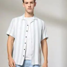 Men Striped Regular Fit Shirt-image-23