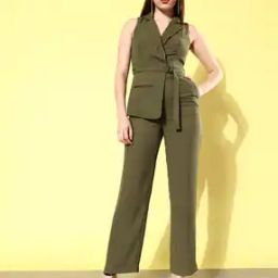 Women Jumpsuit with Insert Pockets-image-60