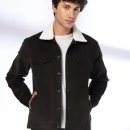 Men Slim Fit Jacket with Flap Pockets-picture-26