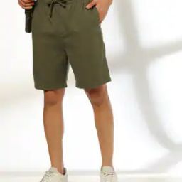 Men Regular Fit Pull-Up Shorts with Insert Pockets-picture-43