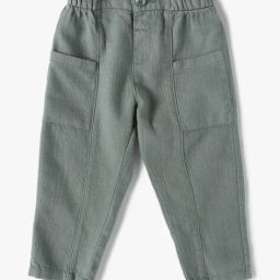 inf frendz Boys Regular Fit Flat-Front Pants with Patch Pockets image 1