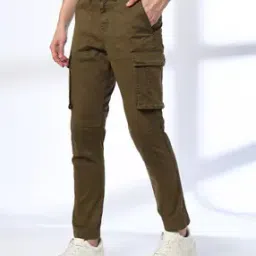 Men Regular Fit Cargo Pants-picture-41