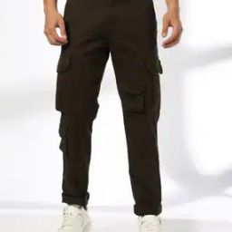 Men Regular Fit Cargos-image-27