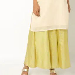 Printed Palazzos with Semi-Elasticated Waist-image-61