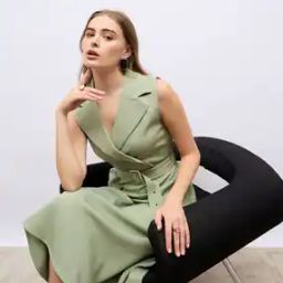 Women Polyester Dress-image-6