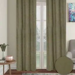 Set of 2 Eyelet Printed Door Curtains-picture-14