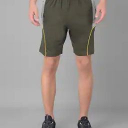 Men Colourblock Regular Fit Bermudas-image-56