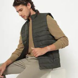 Slim Fit Zip-Front Gilet-image-41