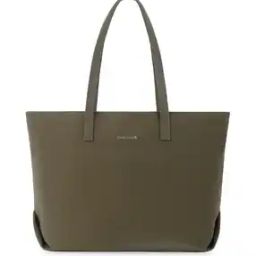 Women Logo Print Tote Bag with Chain-image-96