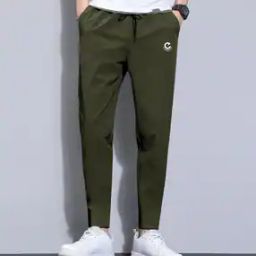 Men Graphic Print Track Pants with Elasticated Drawstring Waist-image-21