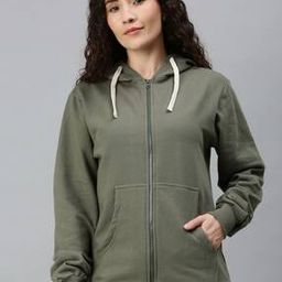 Zip-Front Hoodie with Drawstring-image-27