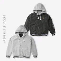 Quilted Hooded Reversible Jacket-17