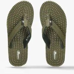 Textured Thong-Strap Flip Flops-picture-1