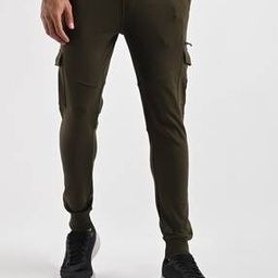 Cargo Joggers with Drawstring Waist-image-19