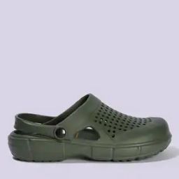 Men Perforated Sling-Back Clogs-45