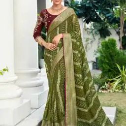 Women Woven Saree with Contrast Border-image-36