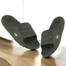Men Logo Print Slip-On Slides-0