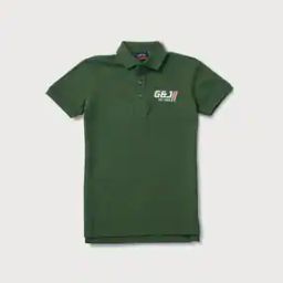 Polo T-shirt with Contrast Embroidered Logo-image-53