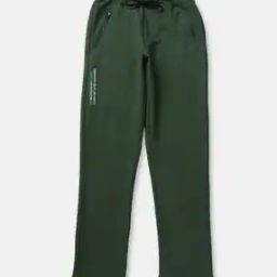 Boys Placement Print Track Pants with Drawstring Fastening-image-7