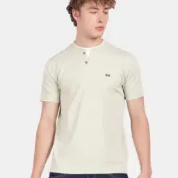 Men Regular Fit Henley-Neck T-Shirt-image-64