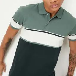 Men Striped Regular Fit Polo T-Shirt-image-15