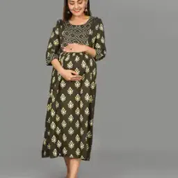Floral Print Gown Dress-image-72