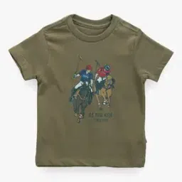 Boys Graphic Print Regular Fit Crew-Neck T-Shirt-image-52