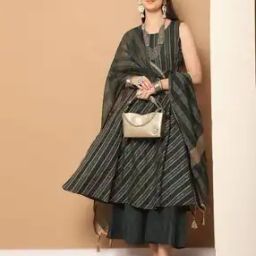 Women Printed A-Line Kurta Set-image-22