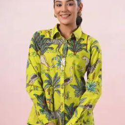 Women Regular Fit Cotton Shirt-image-70