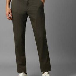 Men Checked Slim Fit Trousers-image-51