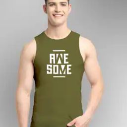 Men Regular Fit Round-Neck Vest-image-96