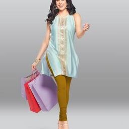 Full-Length Cotton Stretchable Leggings-image-99