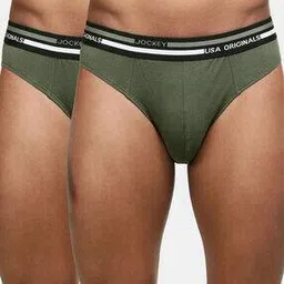 Set of 2 Cotton Briefs with Elasticated Waistband-picture-23