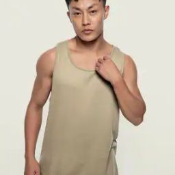 Men Ribbed Sleeveless Vest-image-59