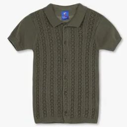 Boys Flat-Knit Relaxed Fit Shirt-image-52